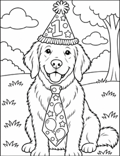 Velcro & Friends Dog Coloring Book for Ages 4–6 | StudioTu