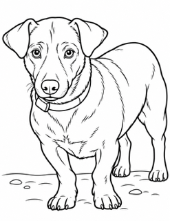 Velcro & Friends Dog Coloring Book for Ages 4–6 | StudioTu