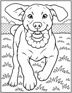 Velcro & Friends Dog Coloring Book for Ages 4–6 | StudioTu