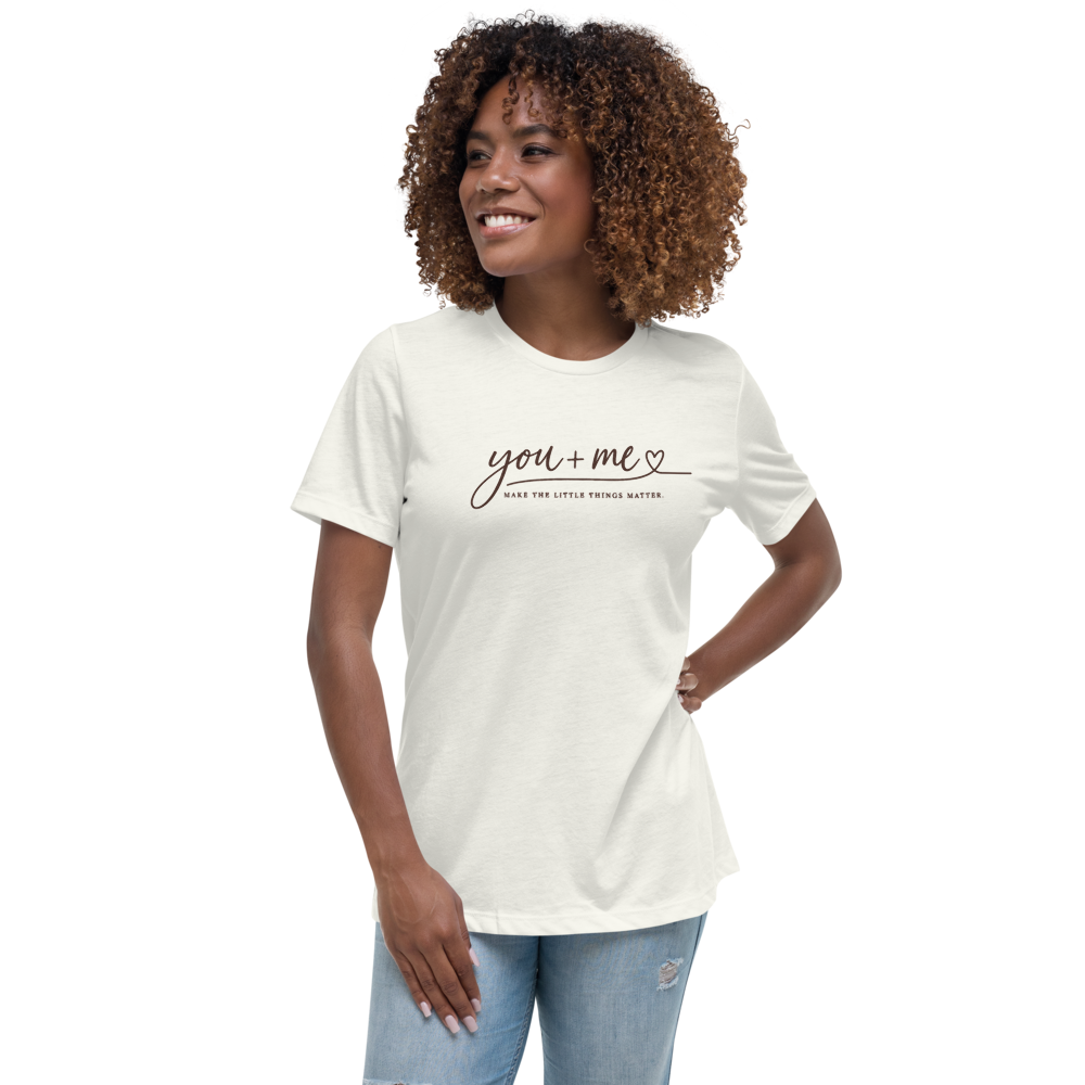 You + Me Women’s Relaxed T-Shirt | TU & ME by StudioTu