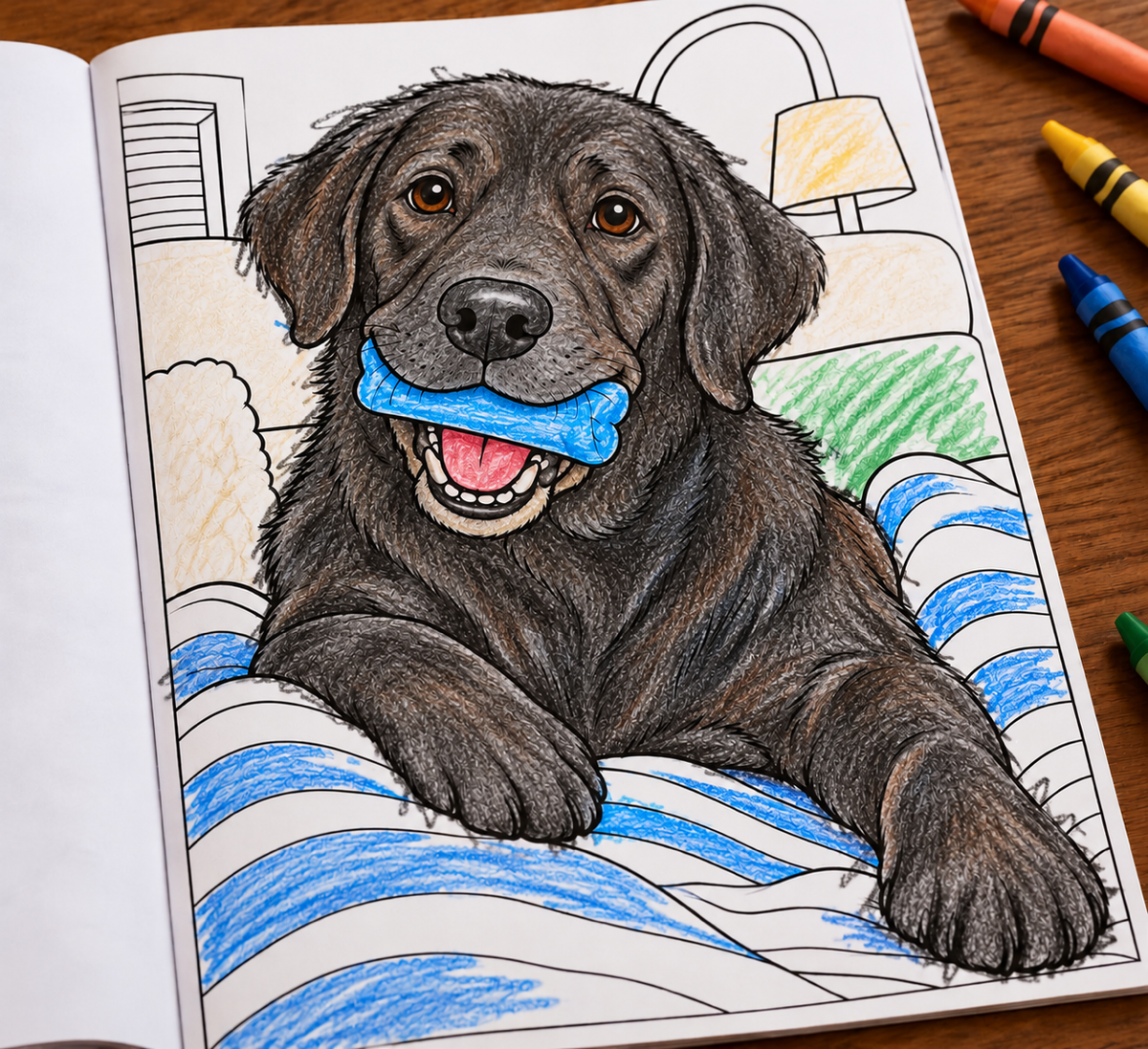 Velcro & Friends Dog Coloring Book for Ages 4–6 | StudioTu