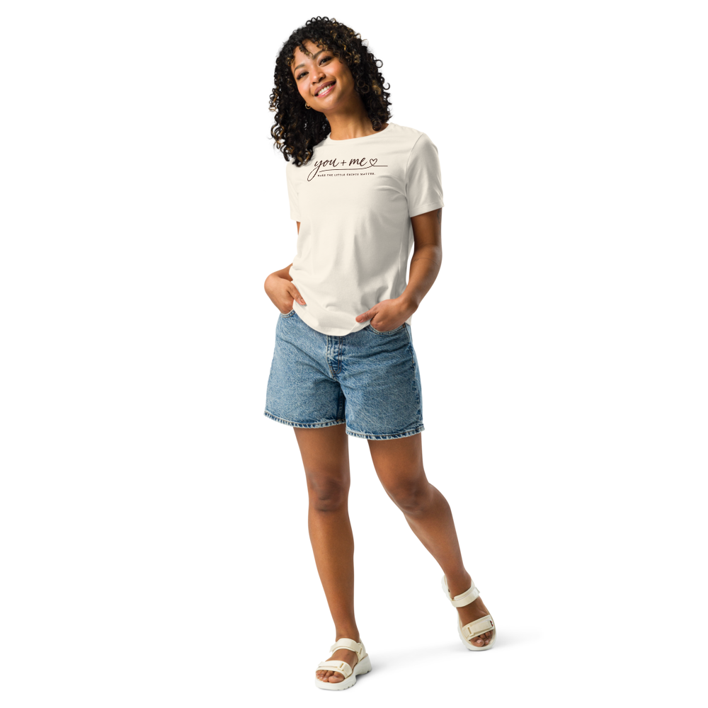 You + Me Women’s Relaxed T-Shirt | TU & ME by StudioTu
