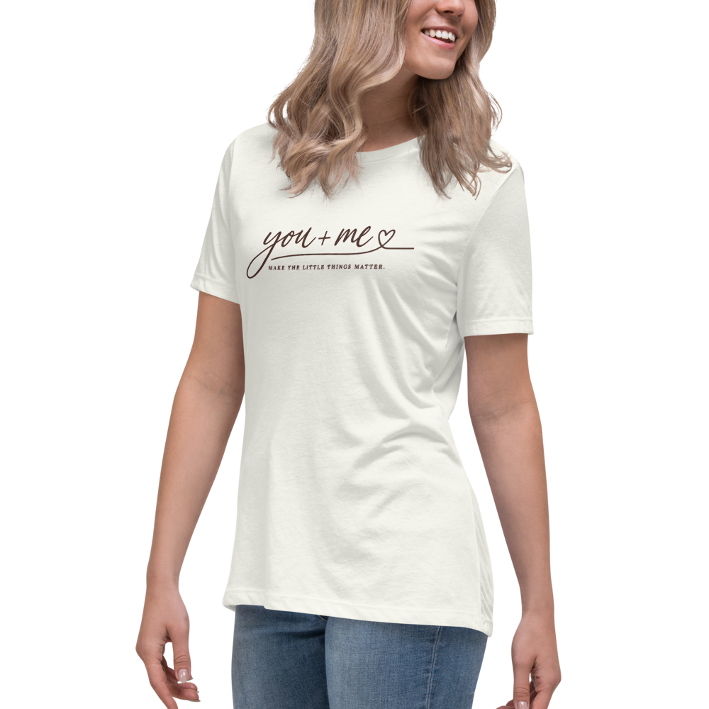 You + Me Women’s Relaxed T-Shirt | TU & ME by StudioTu